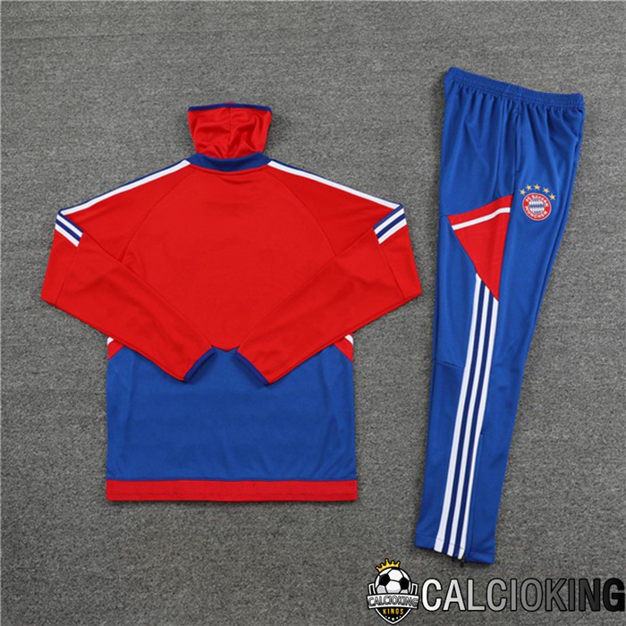 Insieme Tuta Calcio Bayern Monaco Collo alto Rosso 2023/2024