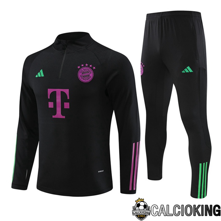 Comprare Maglia Calcio 2024 2025 2026 Personalizzazione,Tuta Da Calcio,Maglie De Calcio Retro Online | Insieme Tuta Calcio Bayern Monaco Nero 2023/2024