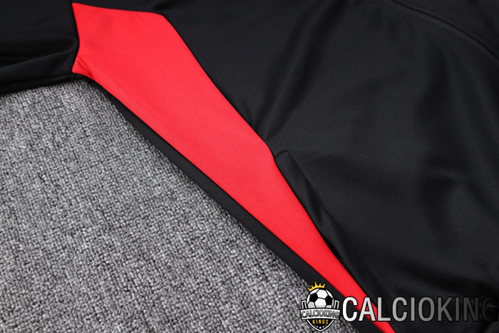 Insieme Giacca Con Cappuccio Tuta Bayern Monaco Nero 2023/2024