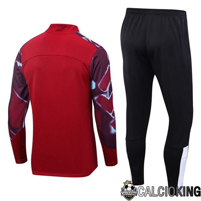Insieme Tuta Calcio West Ham Rosso 2023/2024