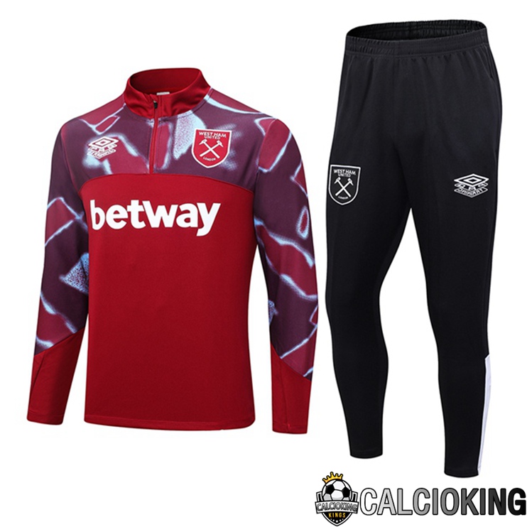 Comprare Maglia Calcio 2024 2025 2026 Personalizzazione,Tuta Da Calcio,Maglie De Calcio Retro Online | Insieme Tuta Calcio West Ham Rosso 2023/2024