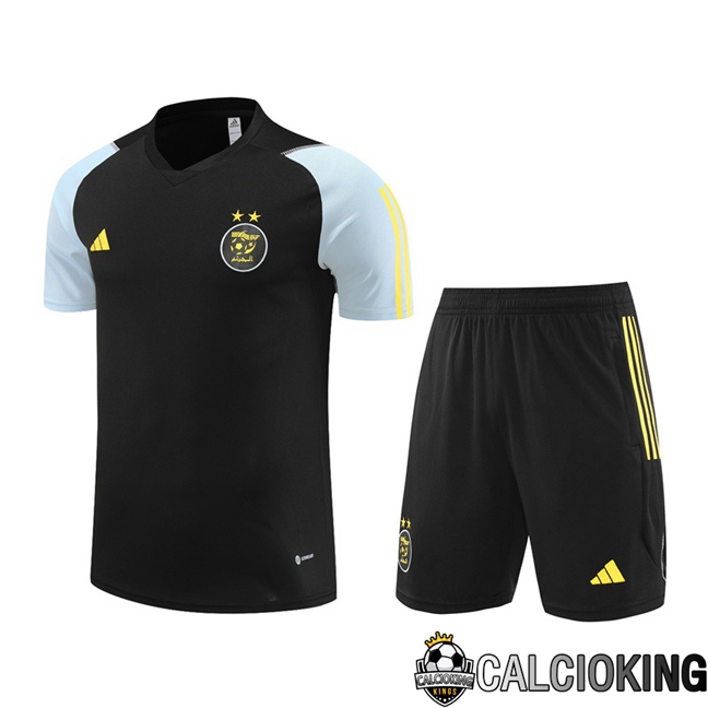 Comprare Maglia Calcio 2024 2025 2026 Personalizzazione,Tuta Da Calcio,Maglie De Calcio Retro Online | T Shirt Allenamento Algeria + Pantaloncini Nero 2023/2024
