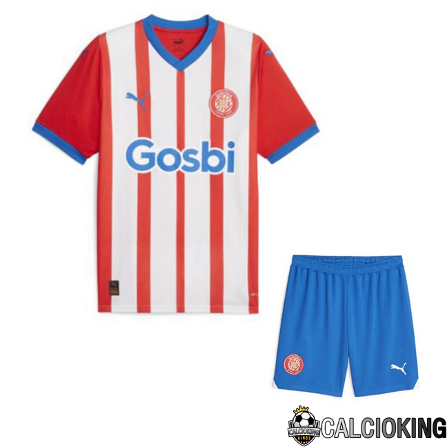 Comprare Maglia Calcio 2024 2025 2026 Personalizzazione,Tuta Da Calcio,Maglie De Calcio Retro Online | Maglia Calcio Girona Bambino Prima Rosso Bianco 2023/2024