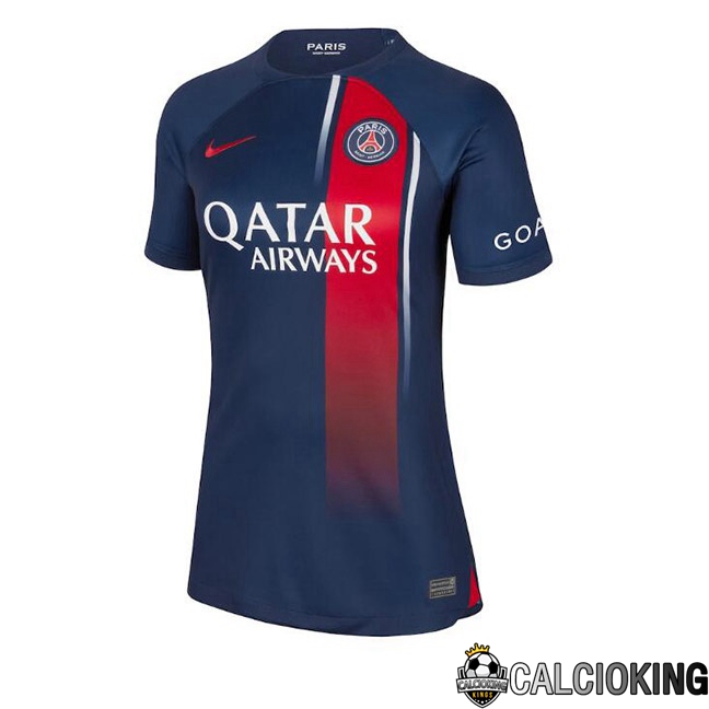 Comprare Maglia Calcio 2024 2025 2026 Personalizzazione,Tuta Da Calcio,Maglie De Calcio Retro Online | Maglia Calcio Paris PSG Donna Prima Blu Reale 2023/2024