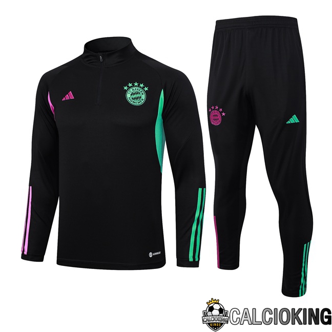 Comprare Maglia Calcio 2024 2025 2026 Personalizzazione,Tuta Da Calcio,Maglie De Calcio Retro Online | Insieme Tuta Calcio Bayern Monaco Nero 2023/2024