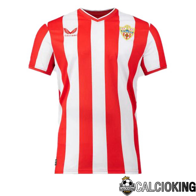 Comprare Maglia Calcio 2024 2025 2026 Personalizzazione,Tuta Da Calcio,Maglie De Calcio Retro Online | Maglie Calcio UD Almeria Prima Rosso Bianco 2023/2024