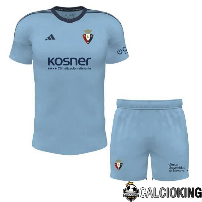 Comprare Maglia Calcio 2025 2026 2027 Personalizzazione,Tuta Da Calcio,Maglie De Calcio Retro Online | Maglie Calcio CA Osasuna Bambino Seconda Blu 2023/2024