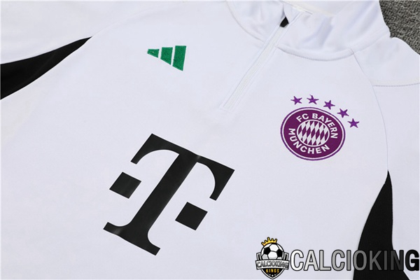 Insieme Tuta Calcio Bayern Monaco Bianco 2023/2024