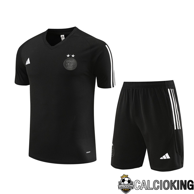 Comprare Maglia Calcio 2024 2025 2026 Personalizzazione,Tuta Da Calcio,Maglie De Calcio Retro Online | T Shirt Allenamento Algeria + Pantaloncini Nero 2023/2024
