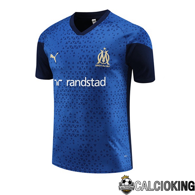 Comprare Maglia Calcio 2024 2025 2026 Personalizzazione,Tuta Da Calcio,Maglie De Calcio Retro Online | T Shirt Allenamento Marsiglia OM Blu Reale 2023/2024