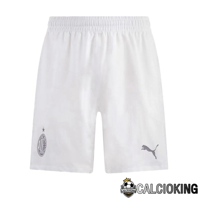 Comprare Maglia Calcio 2024 2025 2026 Personalizzazione,Tuta Da Calcio,Maglie De Calcio Retro Online | Pantaloncini Calcio AC Milan Seconda Bianco 2023/2024