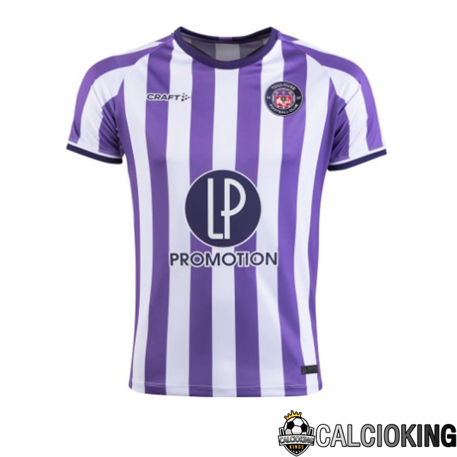 Comprare Maglia Calcio 2024 2025 2026 Personalizzazione,Tuta Da Calcio,Maglie De Calcio Retro Online | Maglie Calcio Toulouse Prima Viola Bianco 2023/2024
