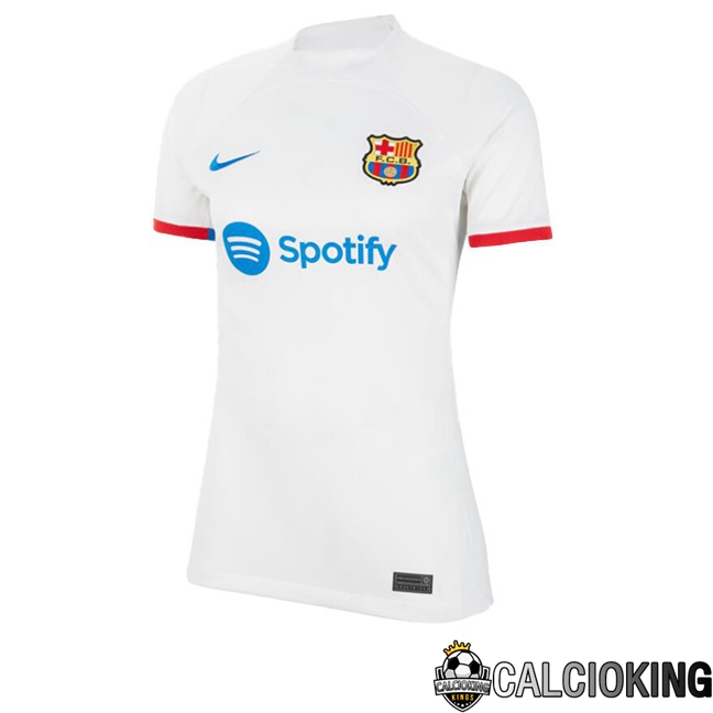 Maglie Calcio FC Barcellona Donna Seconda Bianco 2023/2024