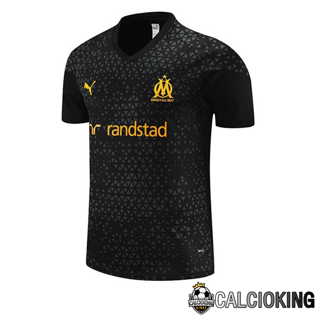 Comprare Maglia Calcio 2024 2025 2026 Personalizzazione,Tuta Da Calcio,Maglie De Calcio Retro Online | T Shirt Allenamento Marsiglia OM Nero 2023/2024