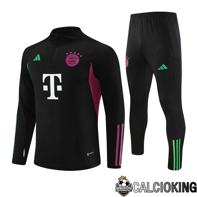 Comprare Maglia Calcio 2024 2025 2026 Personalizzazione,Tuta Da Calcio,Maglie De Calcio Retro Online | Insieme Tuta Calcio Bayern Monaco Nero 2023/2024