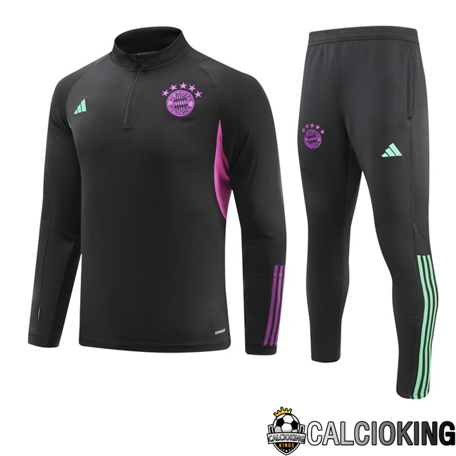 Comprare Maglia Calcio 2024 2025 2026 Personalizzazione,Tuta Da Calcio,Maglie De Calcio Retro Online | Insieme Tuta Calcio Bayern Monaco Nero 2023/2024