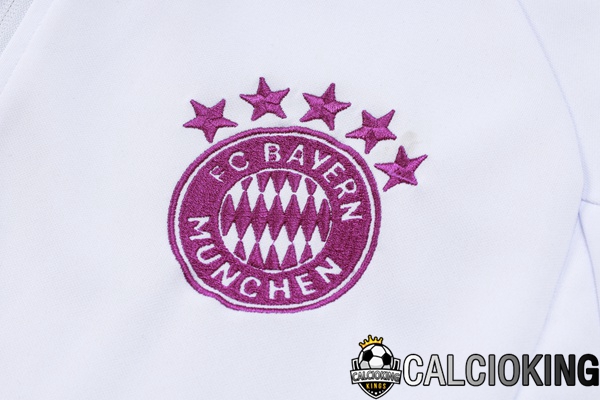 Insieme Tuta Calcio - Giacca Bayern Monaco Bianco 2023/2024