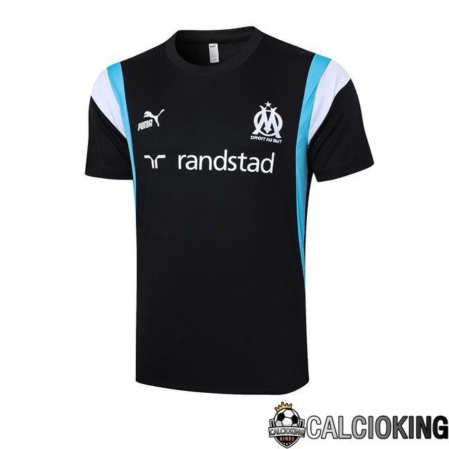 Comprare Maglia Calcio 2024 2025 2026 Personalizzazione,Tuta Da Calcio,Maglie De Calcio Retro Online | Insieme T Shirt Allenamento Marsiglia OM Nero 2023/2024