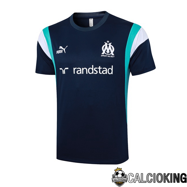 Comprare Maglia Calcio 2024 2025 2026 Personalizzazione,Tuta Da Calcio,Maglie De Calcio Retro Online | Insieme T Shirt Allenamento Marsiglia OM Blu Reale 2023/2024