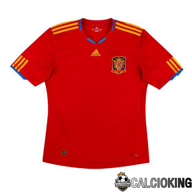 Comprare Maglia Calcio 2024 2025 2026 Personalizzazione,Tuta Da Calcio,Maglie De Calcio Retro Online | Maglie Calcio Espagne Retro Prima Rosso 2010