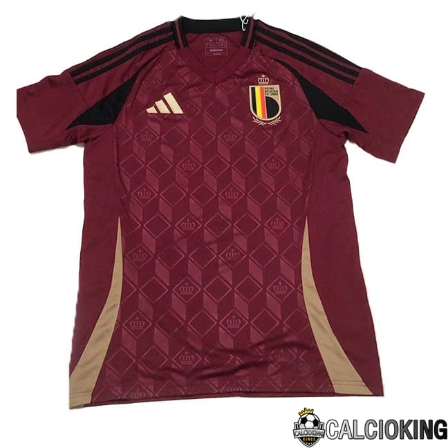 Comprare Maglia Calcio 2024 2025 2026 Personalizzazione,Tuta Da Calcio,Maglie De Calcio Retro Online | Maglie Calcio Equipe De Belgio Prima Rosso Versione Trapelata UEFA Euro 2024