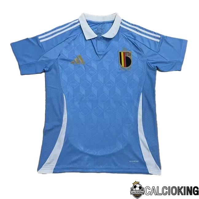 Comprare Maglia Calcio 2024 2025 2026 Personalizzazione,Tuta Da Calcio,Maglie De Calcio Retro Online | Maglie Calcio Equipe De Belgio Seconda Blu Versione Trapelata UEFA Euro 2024