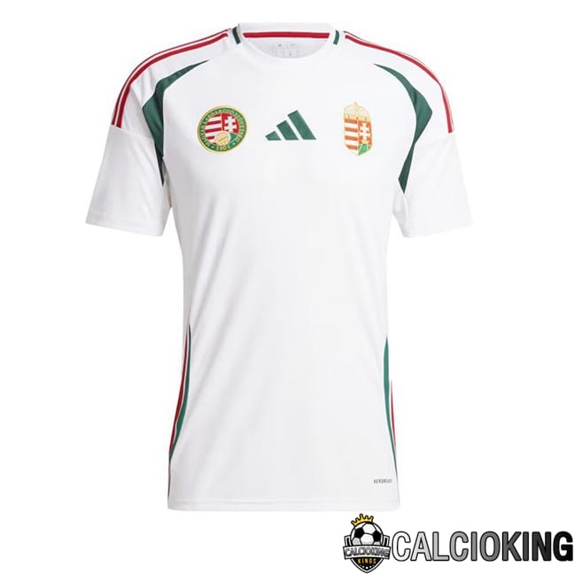 Comprare Maglia Calcio 2025 2026 2027 Personalizzazione,Tuta Da Calcio,Maglie De Calcio Retro Online | Maglie Calcio Ungheria Seconda Bianco 2024/2025