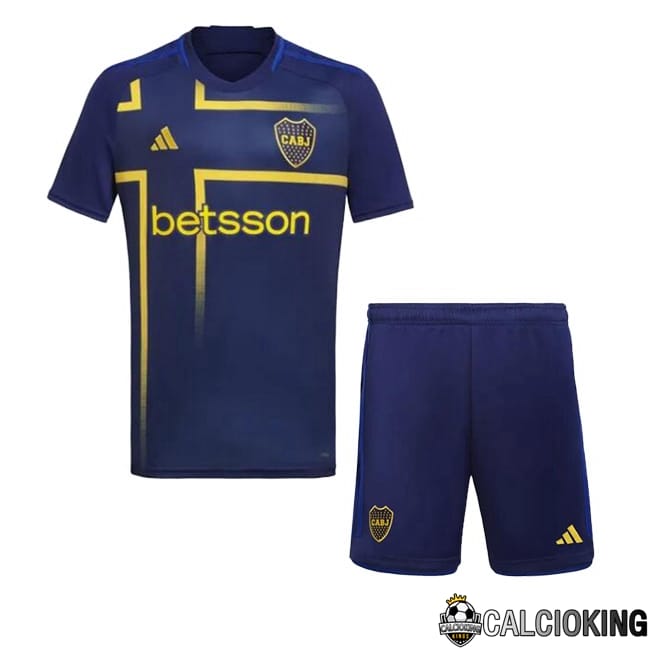 Comprare Maglia Calcio 2024 2025 2026 Personalizzazione,Tuta Da Calcio,Maglie De Calcio Retro Online | Maglie Calcio Boca Juniors Bambino Terza Blu 2024/2025