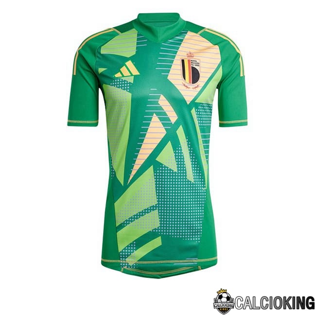 Comprare Maglia Calcio 2024 2025 2026 Personalizzazione,Tuta Da Calcio,Maglie De Calcio Retro Online | Maglie Calcio Belgio Portiere Verde UEFA Euro 2024