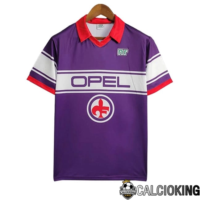 Comprare Maglia Calcio 2024 2025 2026 Personalizzazione,Tuta Da Calcio,Maglie De Calcio Retro Online | Maglie Calcio ACF Fiorentina Retro Prima 1984/1985
