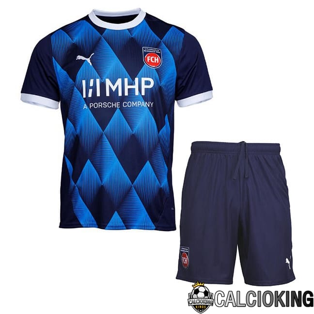 Comprare Maglia Calcio 2024 2025 2026 Personalizzazione,Tuta Da Calcio,Maglie De Calcio Retro Online | Maglie Calcio FC Heidenheim Bambino Seconda Blu 2024/2025