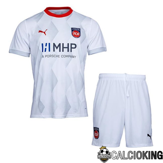 Comprare Maglia Calcio 2024 2025 2026 Personalizzazione,Tuta Da Calcio,Maglie De Calcio Retro Online | Maglie Calcio FC Heidenheim Bambino Terza Bianco 2024/2025