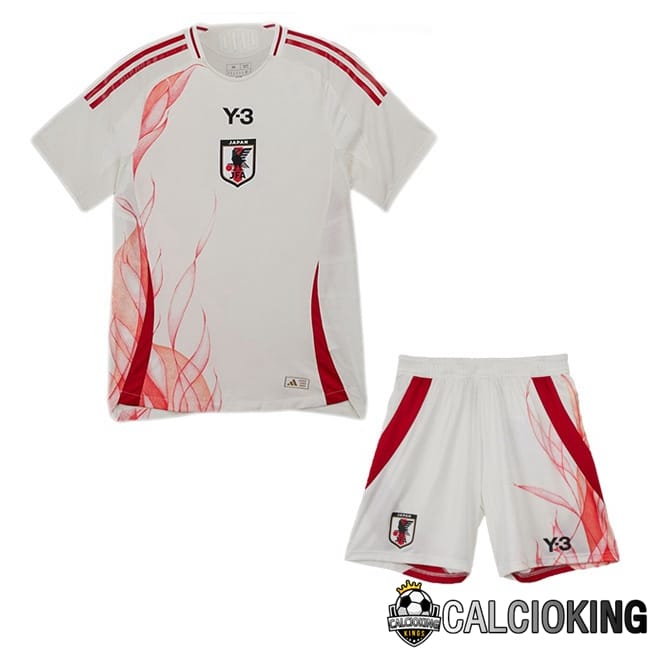 Comprare Maglia Calcio 2024 2025 2026 Personalizzazione,Tuta Da Calcio,Maglie De Calcio Retro Online | Maglia Nazionale Giappone Bambino Seconda Bianco 2024/2025