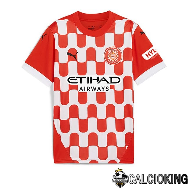 Comprare Maglia Calcio 2024 2025 2026 Personalizzazione,Tuta Da Calcio,Maglie De Calcio Retro Online | Maglie Calcio Girona Prima Rosso Bianco 2024/2025