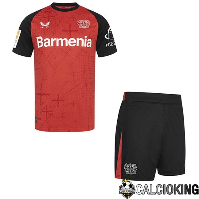 Comprare Maglia Calcio 2024 2025 2026 Personalizzazione,Tuta Da Calcio,Maglie De Calcio Retro Online | Maglie Calcio Bayer 04 Leverkusen Bambino Prima 2024/2025
