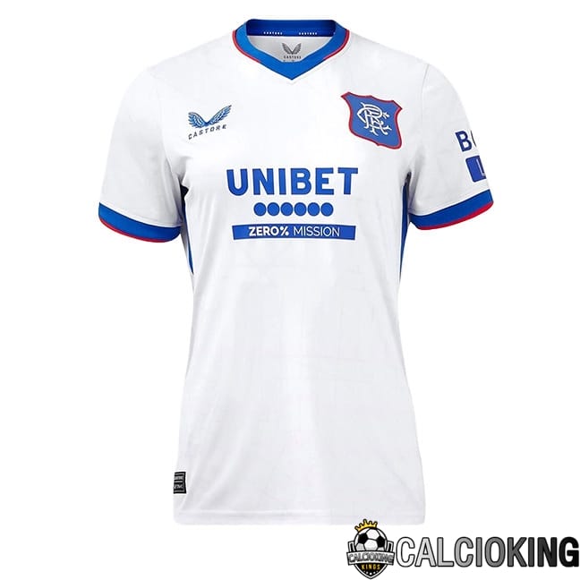 Comprare Maglia Calcio 2024 2025 2026 Personalizzazione,Tuta Da Calcio,Maglie De Calcio Retro Online | Maglie Calcio Rangers FC Donna Seconda 2024/2025
