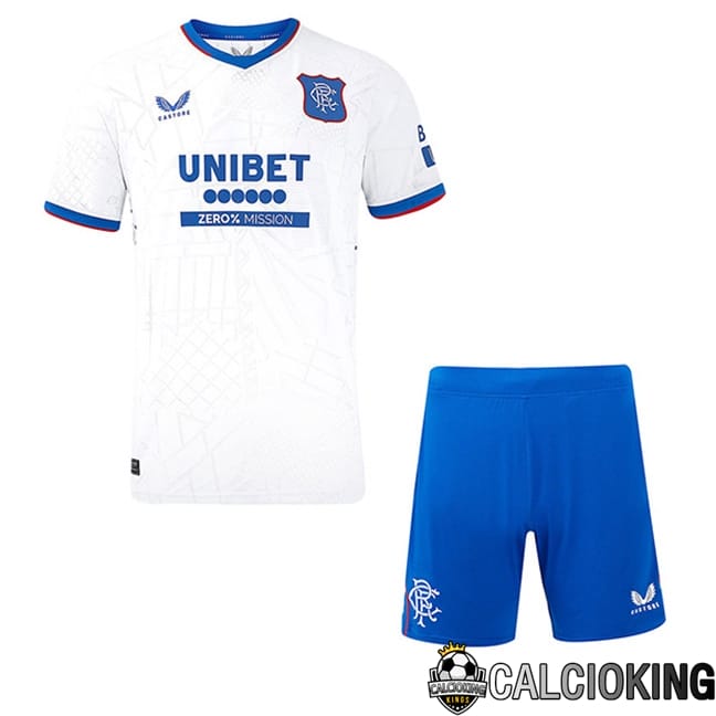Comprare Maglia Calcio 2024 2025 2026 Personalizzazione,Tuta Da Calcio,Maglie De Calcio Retro Online | Maglie Calcio Rangers FC Bambino Seconda 2024/2025