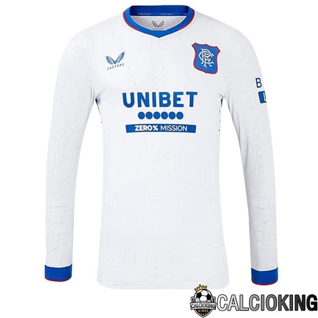 Comprare Maglia Calcio 2024 2025 2026 Personalizzazione,Tuta Da Calcio,Maglie De Calcio Retro Online | Maglie Calcio Rangers FC Seconda Manica Lunga 2024/2025