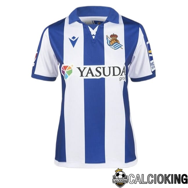 Comprare Maglia Calcio 2024 2025 2026 Personalizzazione,Tuta Da Calcio,Maglie De Calcio Retro Online | Maglie Calcio Real Sociedad Donna Prima 2024/2025