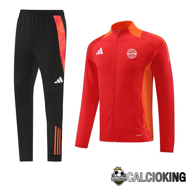Comprare Maglia Calcio 2024 2025 2026 Personalizzazione,Tuta Da Calcio,Maglie De Calcio Retro Online | Insieme Tuta Calcio - Giacca Bayern Monaco Rosso 2024/2025