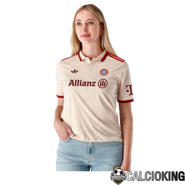 Comprare Maglia Calcio 2024 2025 2026 Personalizzazione,Tuta Da Calcio,Maglie De Calcio Retro Online | Maglia Calcio Bayern Monaco Donna Terza Giallo 2024/2025