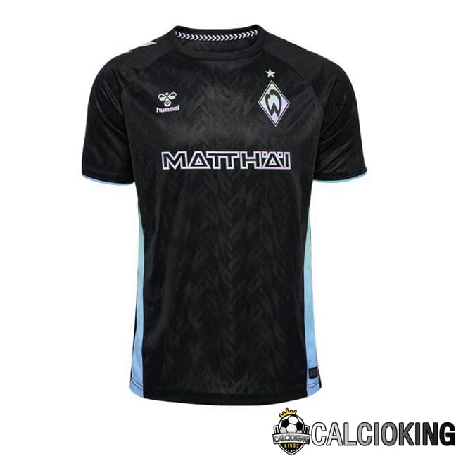 Comprare Maglia Calcio 2024 2025 2026 Personalizzazione,Tuta Da Calcio,Maglie De Calcio Retro Online | Maglia Calcio SV Werder Bremen Terza Nero 2024/2025