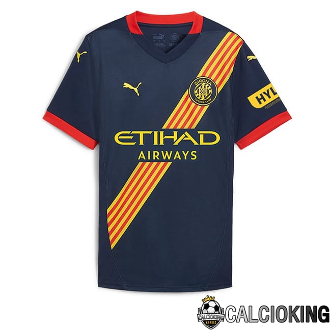 Comprare Maglia Calcio 2024 2025 2026 Personalizzazione,Tuta Da Calcio,Maglie De Calcio Retro Online | Maglia Calcio Girona Seconda Blu Reale 2024/2025