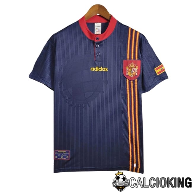 Comprare Maglia Calcio 2024 2025 2026 Personalizzazione,Tuta Da Calcio,Maglie De Calcio Retro Online | Maglie Calcio Spagna Retro Seconda 1996