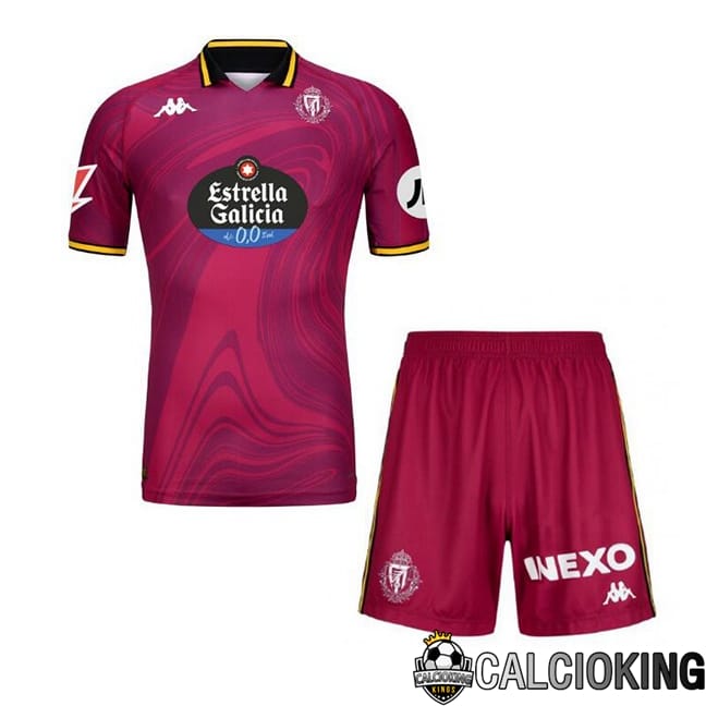 Maglie Calcio Real Valladolid Bambino Terza Rosso 2024/2025