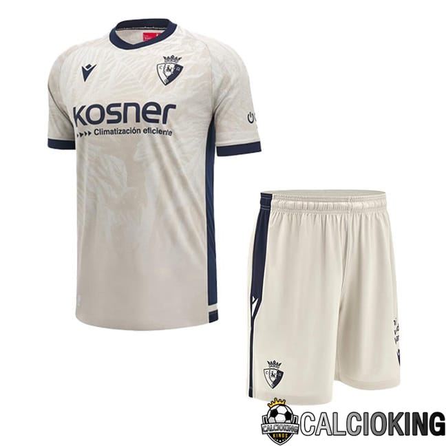 Comprare Maglia Calcio 2025 2026 2027 Personalizzazione,Tuta Da Calcio,Maglie De Calcio Retro Online | Maglie Calcio CA Osasuna Bambino Seconda Bianco 2024/2025