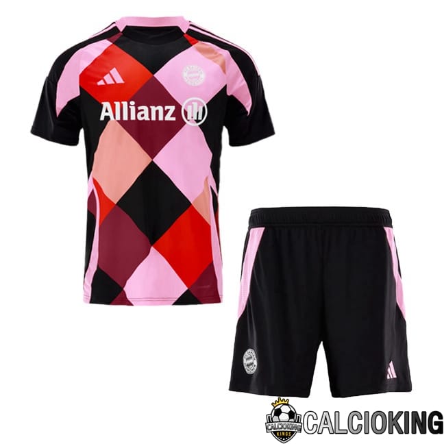Comprare Maglia Calcio 2024 2025 2026 Personalizzazione,Tuta Da Calcio,Maglie De Calcio Retro Online | Maglie Calcio Bayern Monaco Bambino Edizione Speciale Rosa 2024/2025