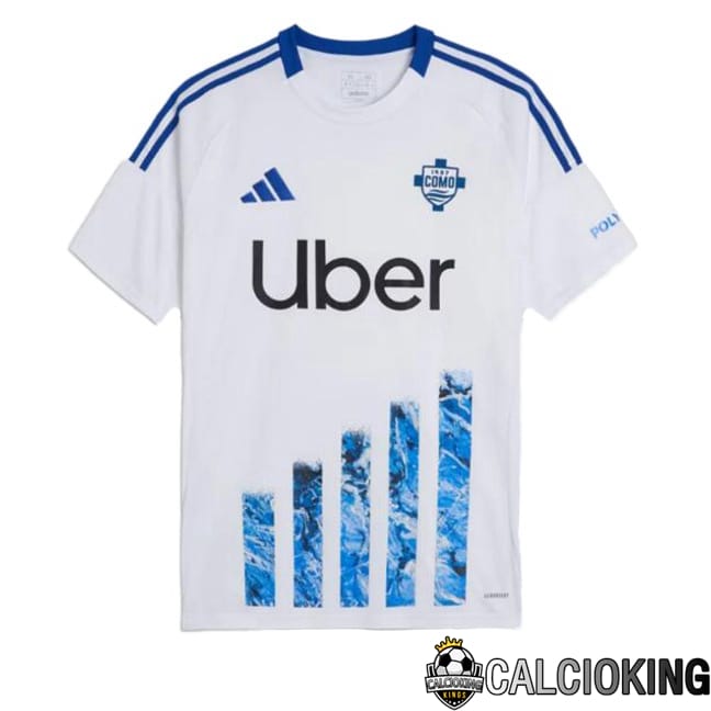 Comprare Maglia Calcio 2024 2025 2026 Personalizzazione,Tuta Da Calcio,Maglie De Calcio Retro Online | Maglie Calcio Como 1907 Seconda Bianco 2024/2025