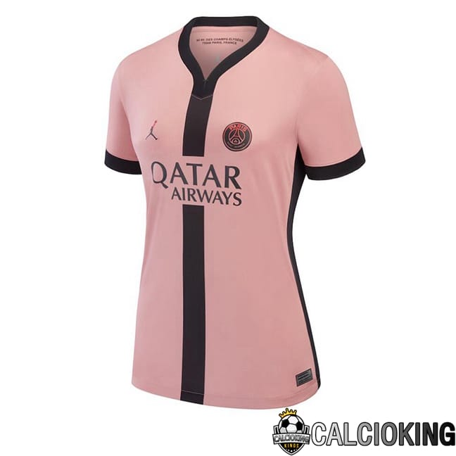 Comprare Maglia Calcio 2024 2025 2026 Personalizzazione,Tuta Da Calcio,Maglie De Calcio Retro Online | Maglie Calcio Paris PSG Donna Terza Rosa 2024/2025