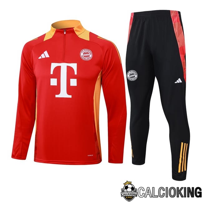 Comprare Maglia Calcio 2024 2025 2026 Personalizzazione,Tuta Da Calcio,Maglie De Calcio Retro Online | Insieme Tuta Calcio Bayern Monaco Rosso 2024/2025